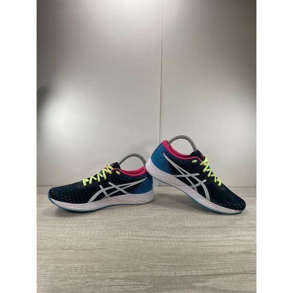 Asics Hyper Speed Blue Pink Athletic Running Shoes Womens Size 8 - Picture 3 of 8